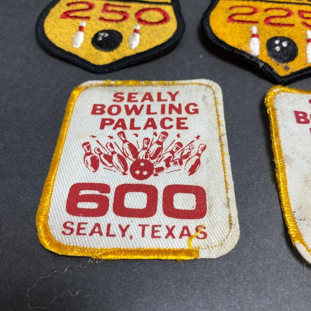Lot of 13 VTG Bowling‎ Patches Sealy Bowling Palace American Legion Century Club